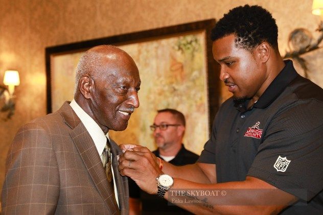 A Vietnam veteran is honored